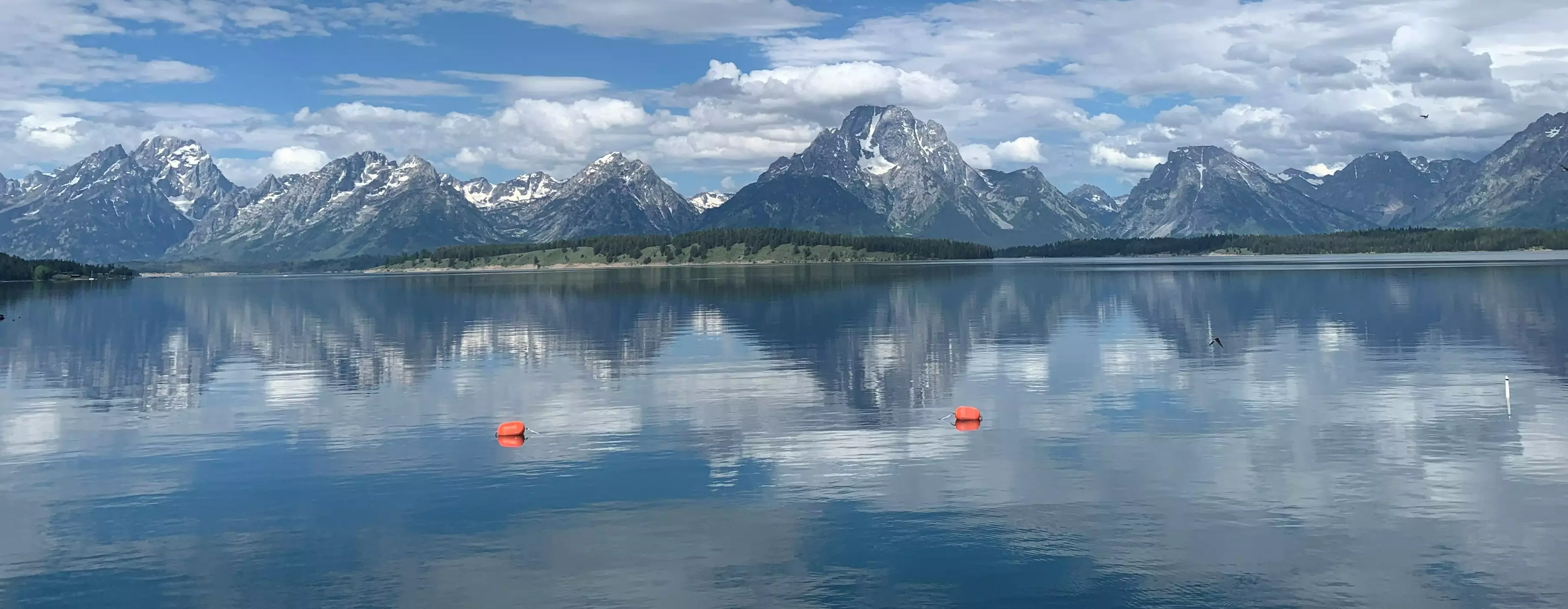 Grand Tetons from Jackson Lake